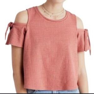 Madewell sexy shoulder Short Sleeve Top